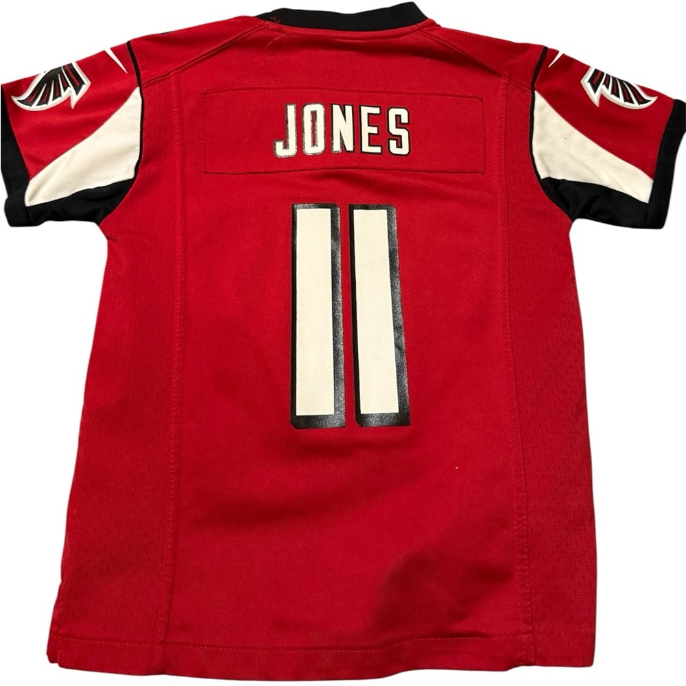NFL Red and Black Falcons Jersey with Number 11 - Picture 5 of 7